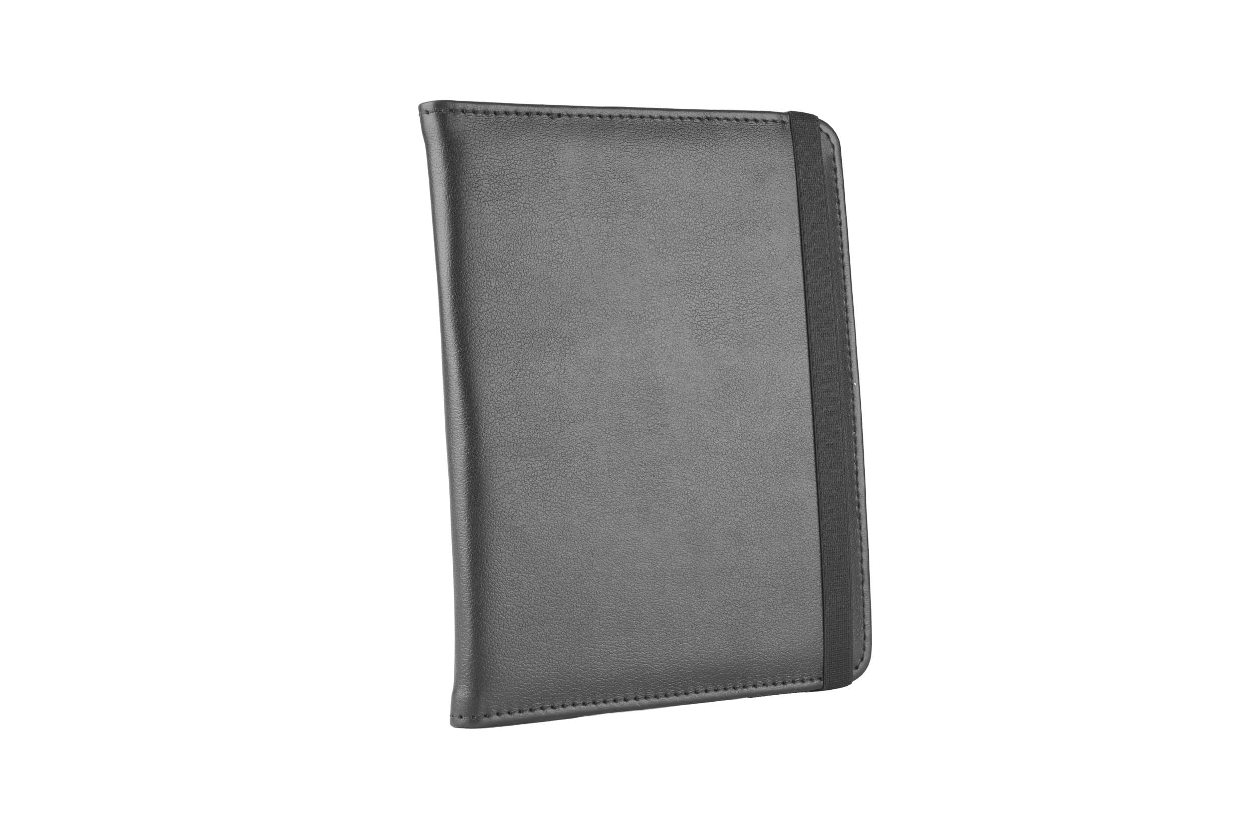 C-TECH PROTECT pouzdro z pravé kůže pro 8" zařízení, RLC-01, černé (Pocketbook Inkpad 3 4, Onyx Boox
