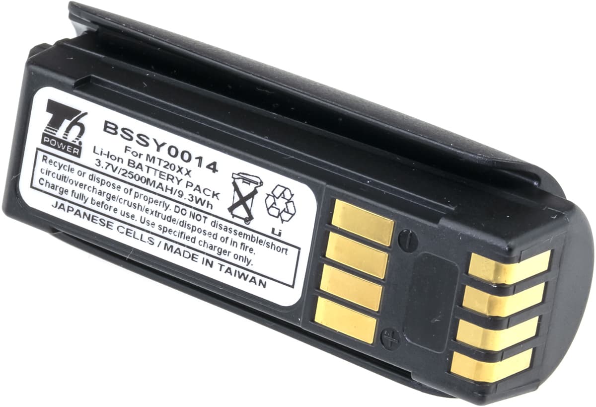 Baterie T6 Power Symbol Motorola Zebra MT2000, MT2070, MT2090, 2500mAh, 9,3Wh, Li-ion