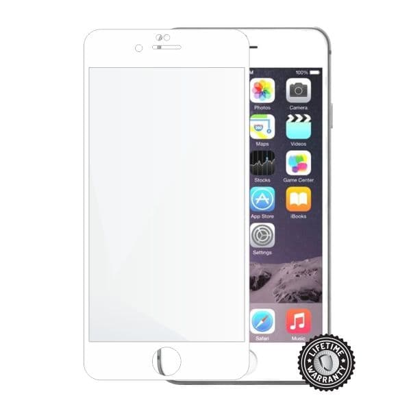 Screenshield APPLE iPhone 6 Plus 6S Plus Tempered Glass protection (full COVER white)