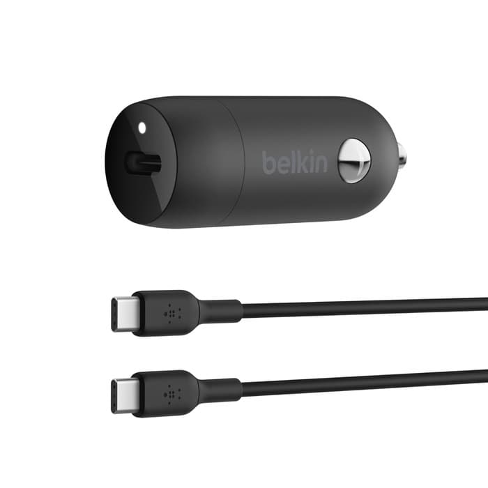Belkin Car Charger 30W With PPS W PVC,C-C,1M Blk