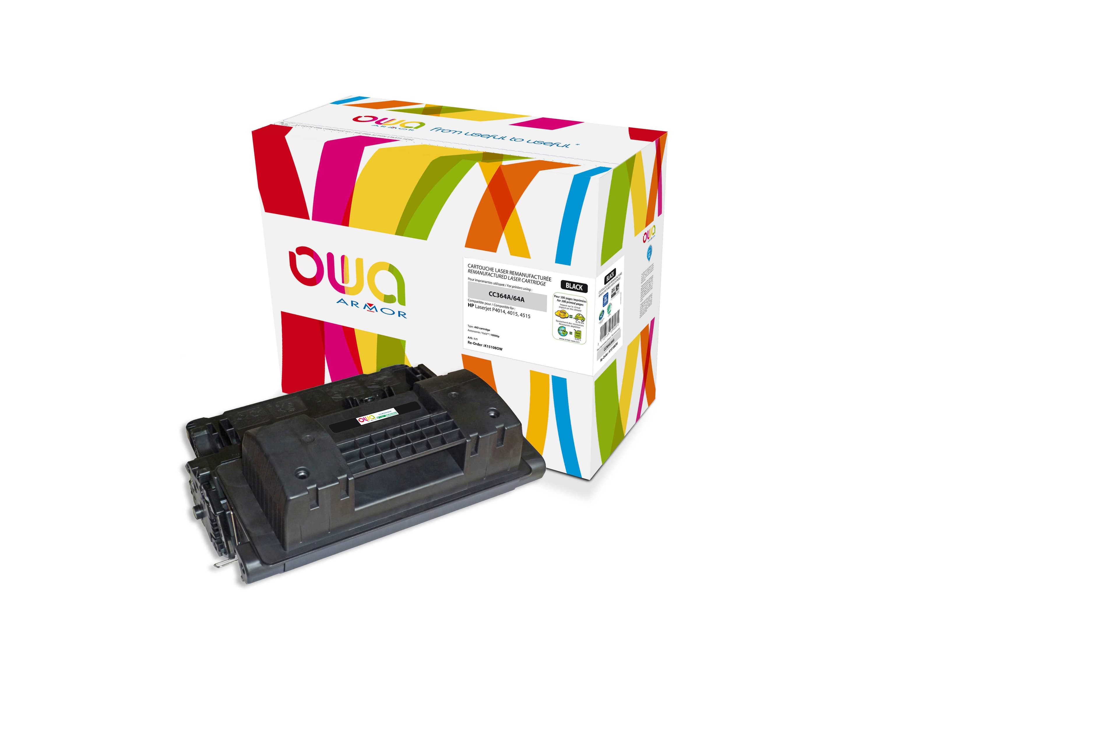 OWA Armor toner kompatibilní s HP LJ P4014, CC364A, 10000st, černá black