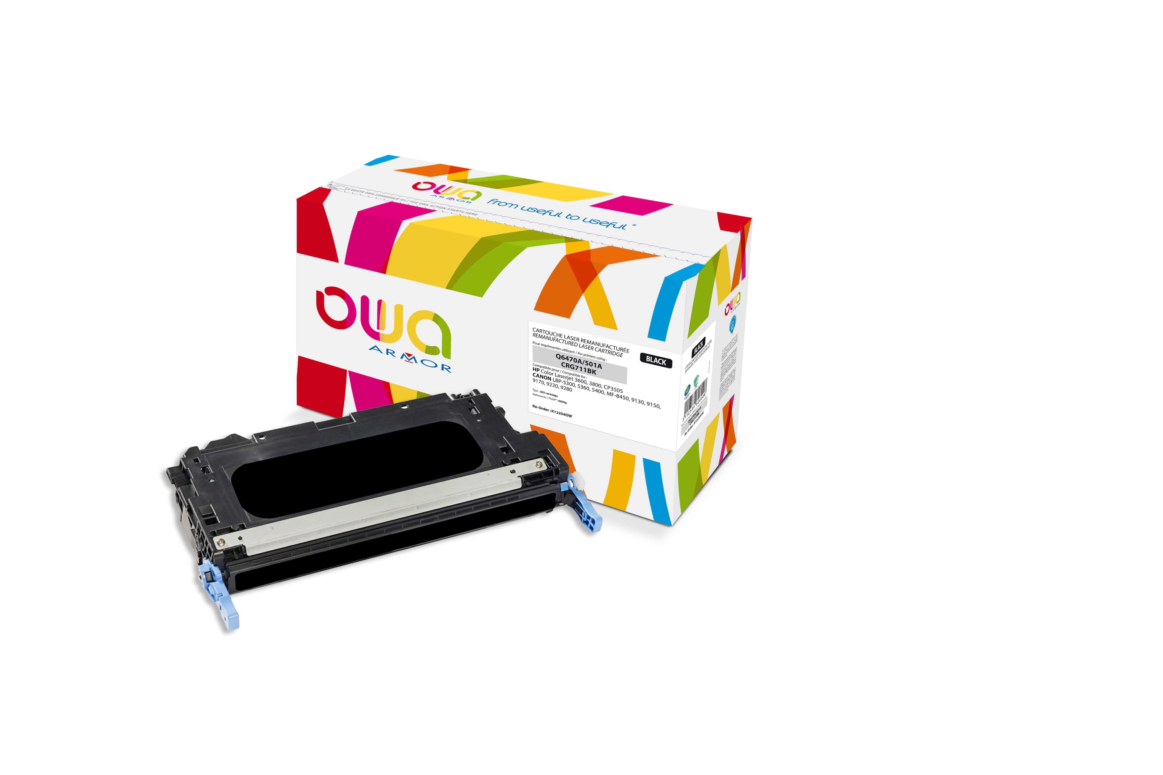 OWA Armor toner kompatibilní s HP Q6470A, 6000st, černá black