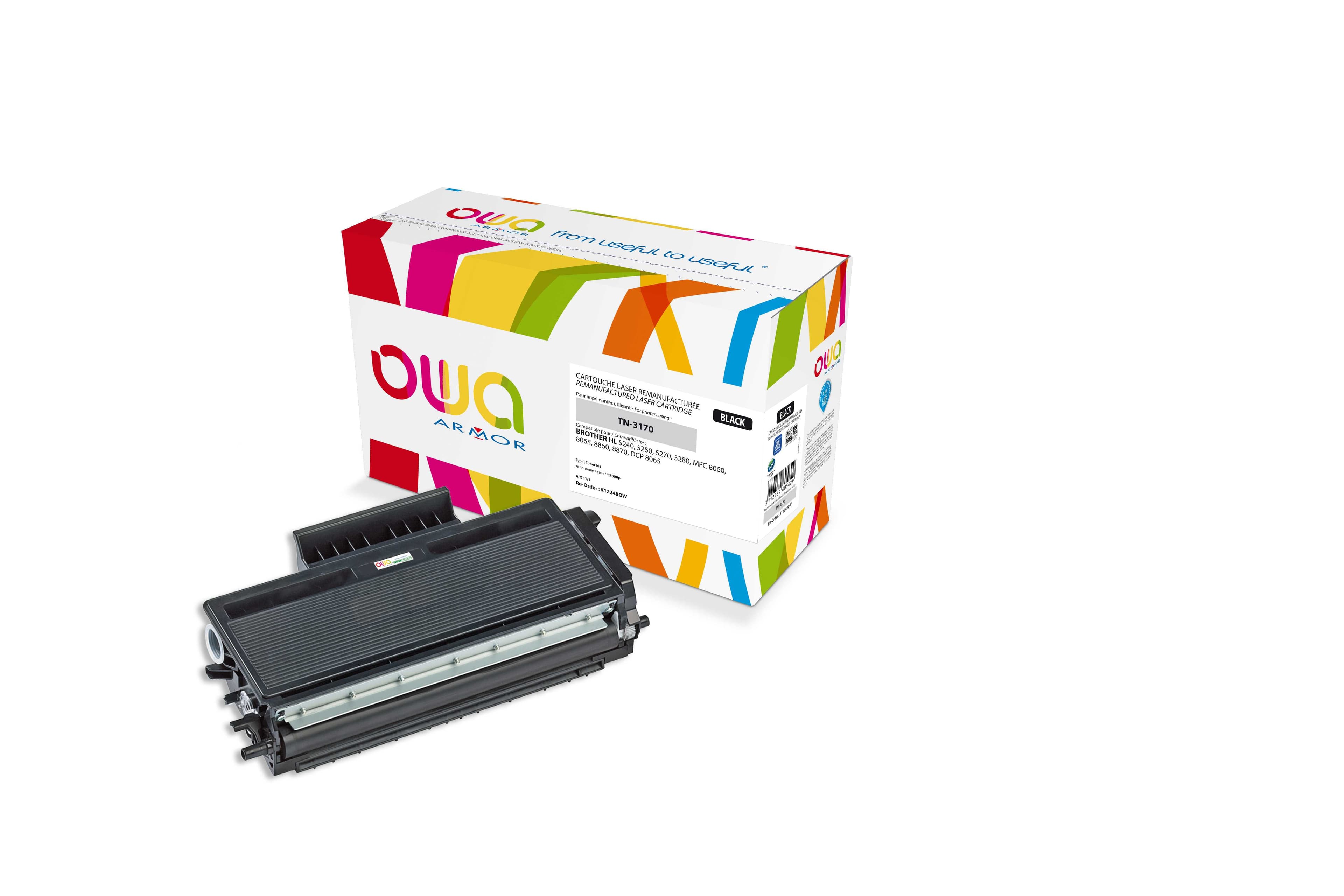 OWA Armor toner kompatibilní s Brother TN-3170, TN-3170, 7000st, černá black