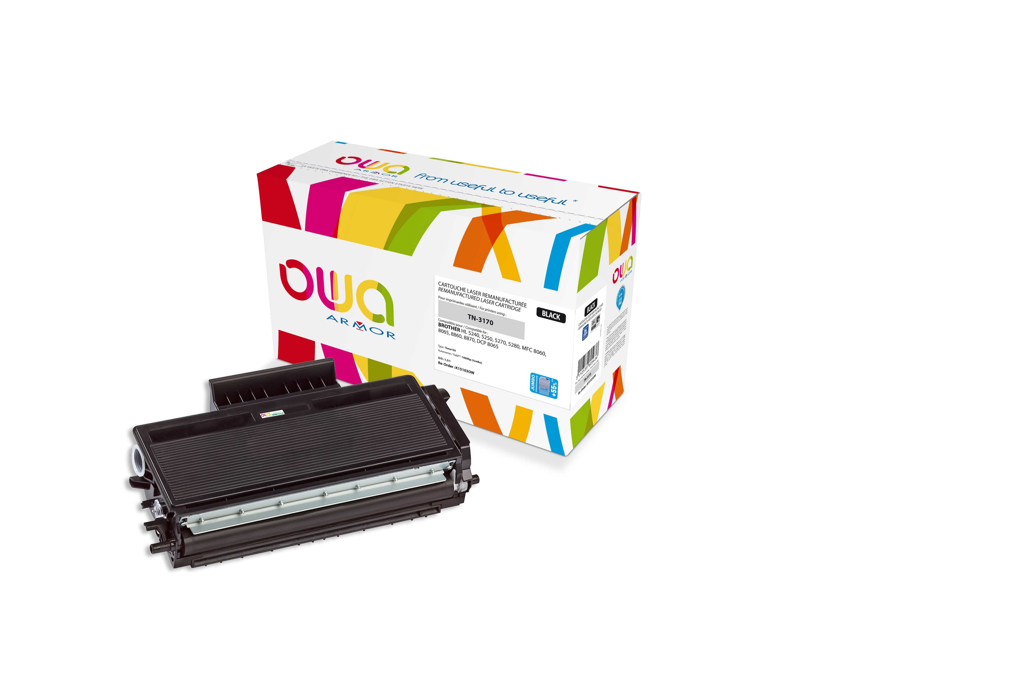 OWA Armor toner kompatibilní s Brother HL5240, TN-310, 10500st, černá black