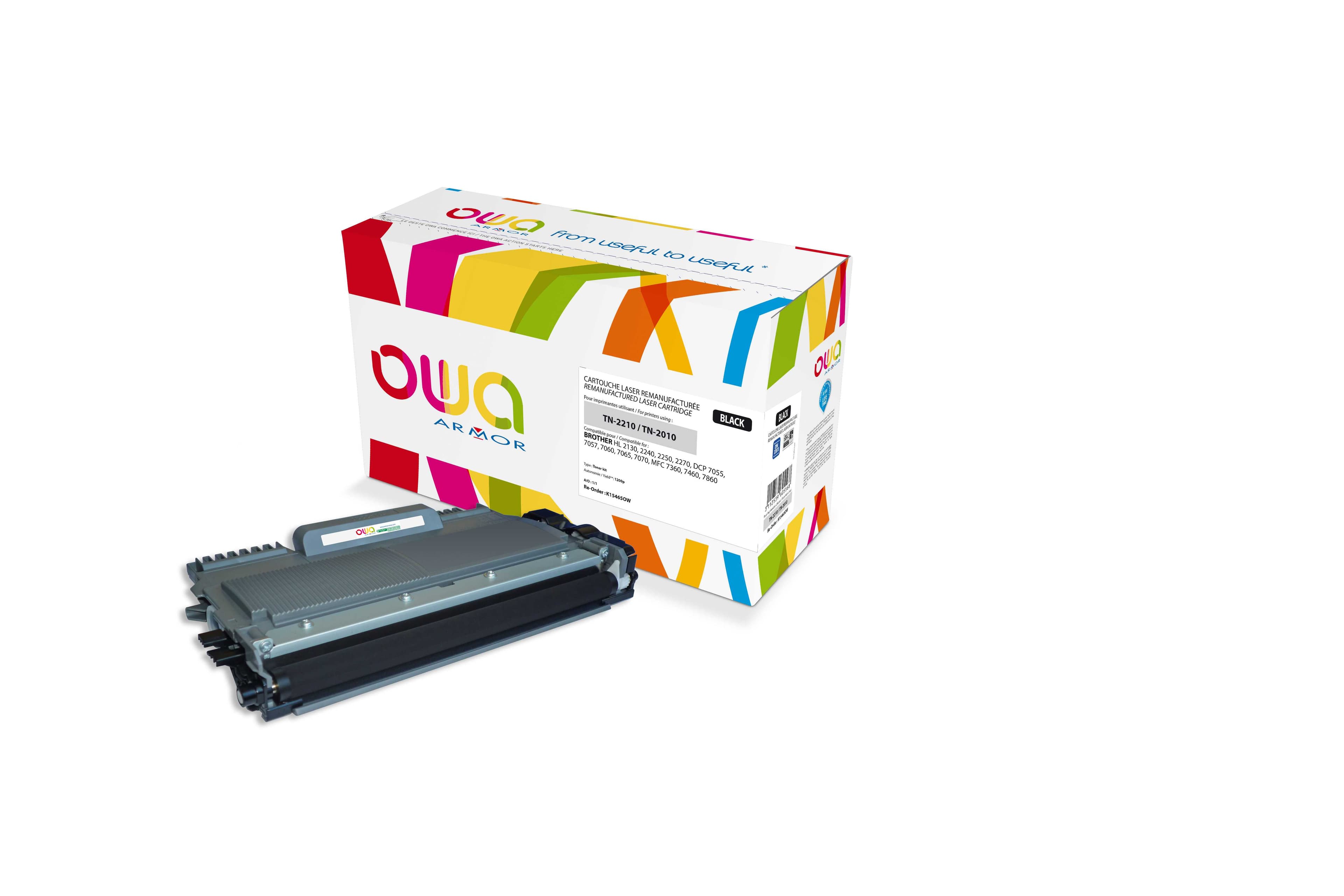 OWA Armor toner kompatibilní s Brother HL2240, TN-2210, 1200st, černá black