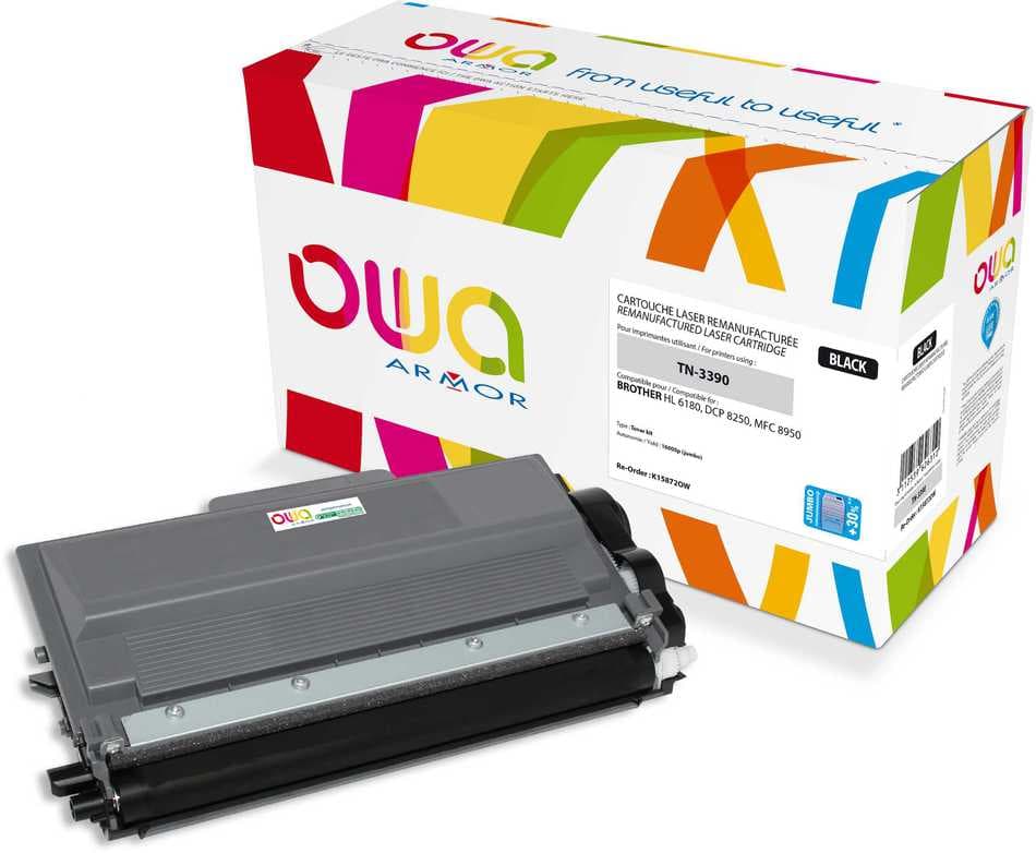 OWA Armor toner kompatibilní s Brother TN-3390, 16.000st, černá black