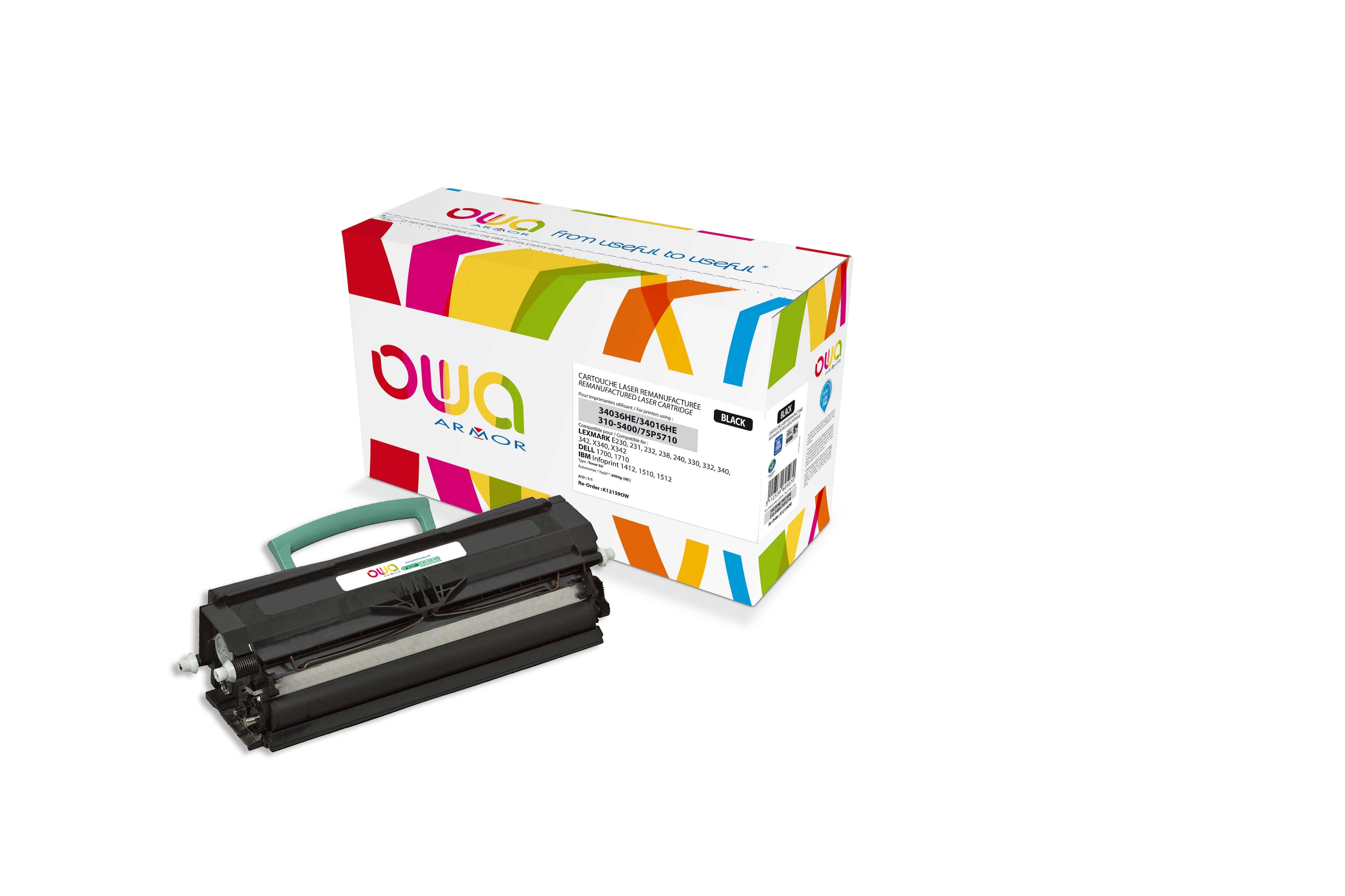 OWA Armor toner kompatibilní s Lexmark E330, 12A8405, 6000st, černá black