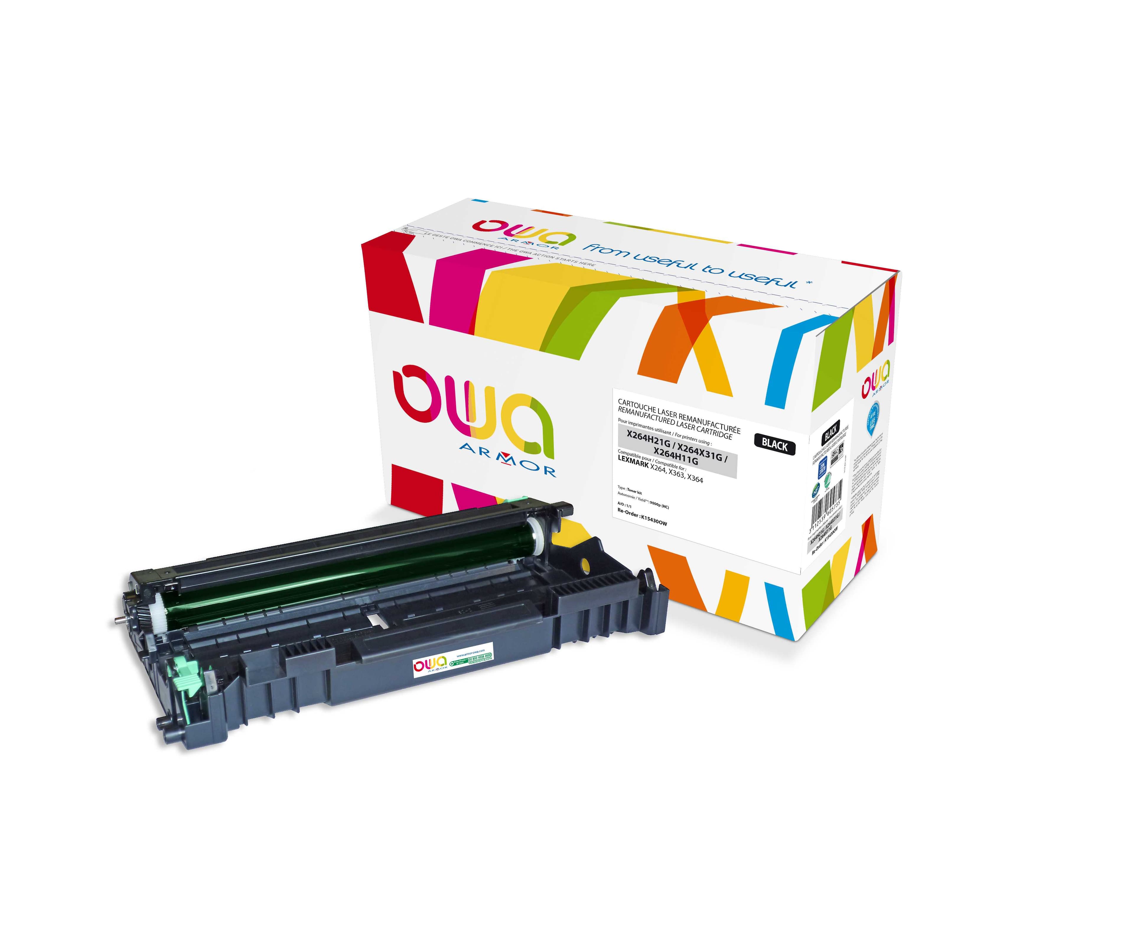 OWA Armor toner kompatibilní s Lexmark X463, X463H21G, 9000st, černá black