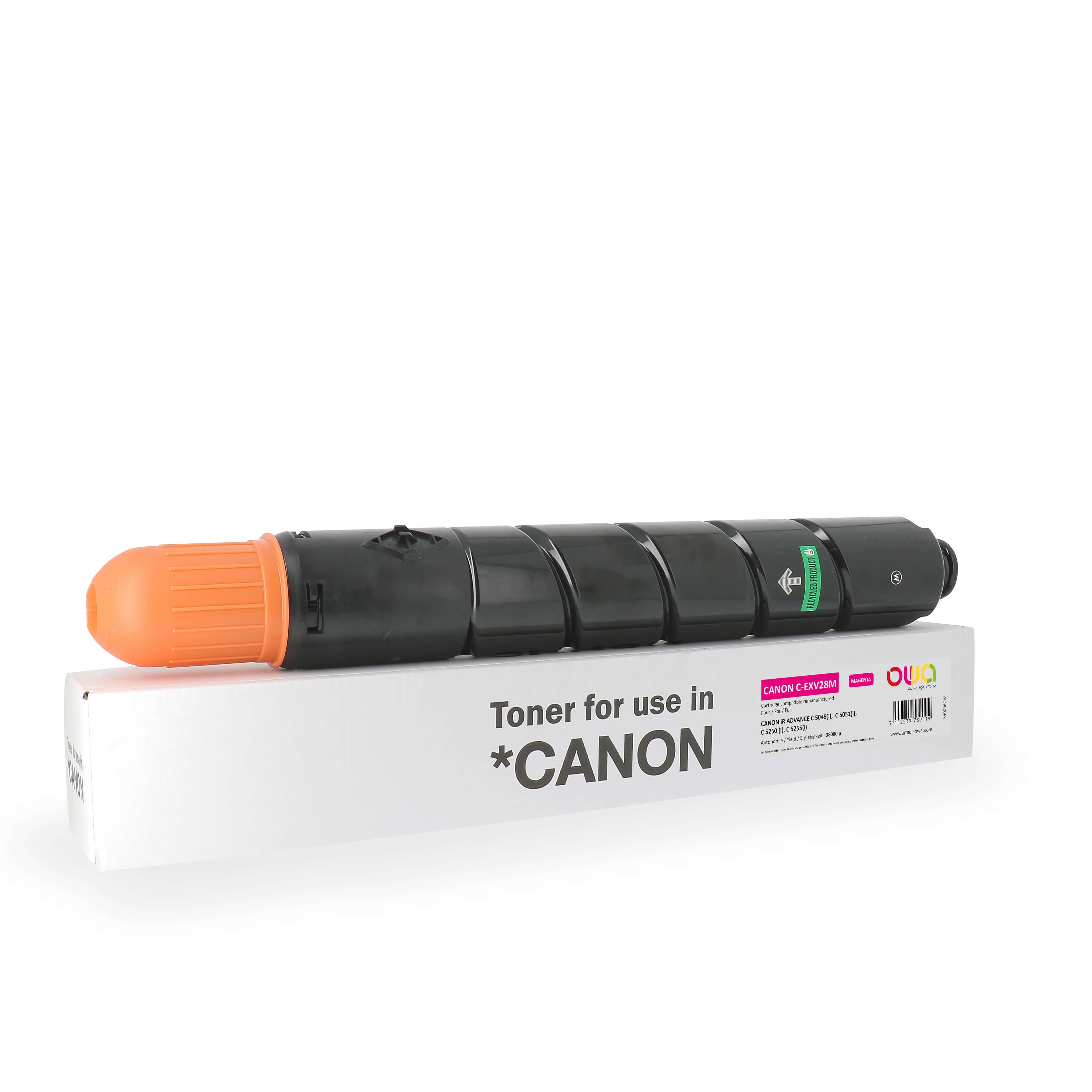 OWA Armor toner kompatibilní s Canon C-EXV28M, 38000st, červená magenta