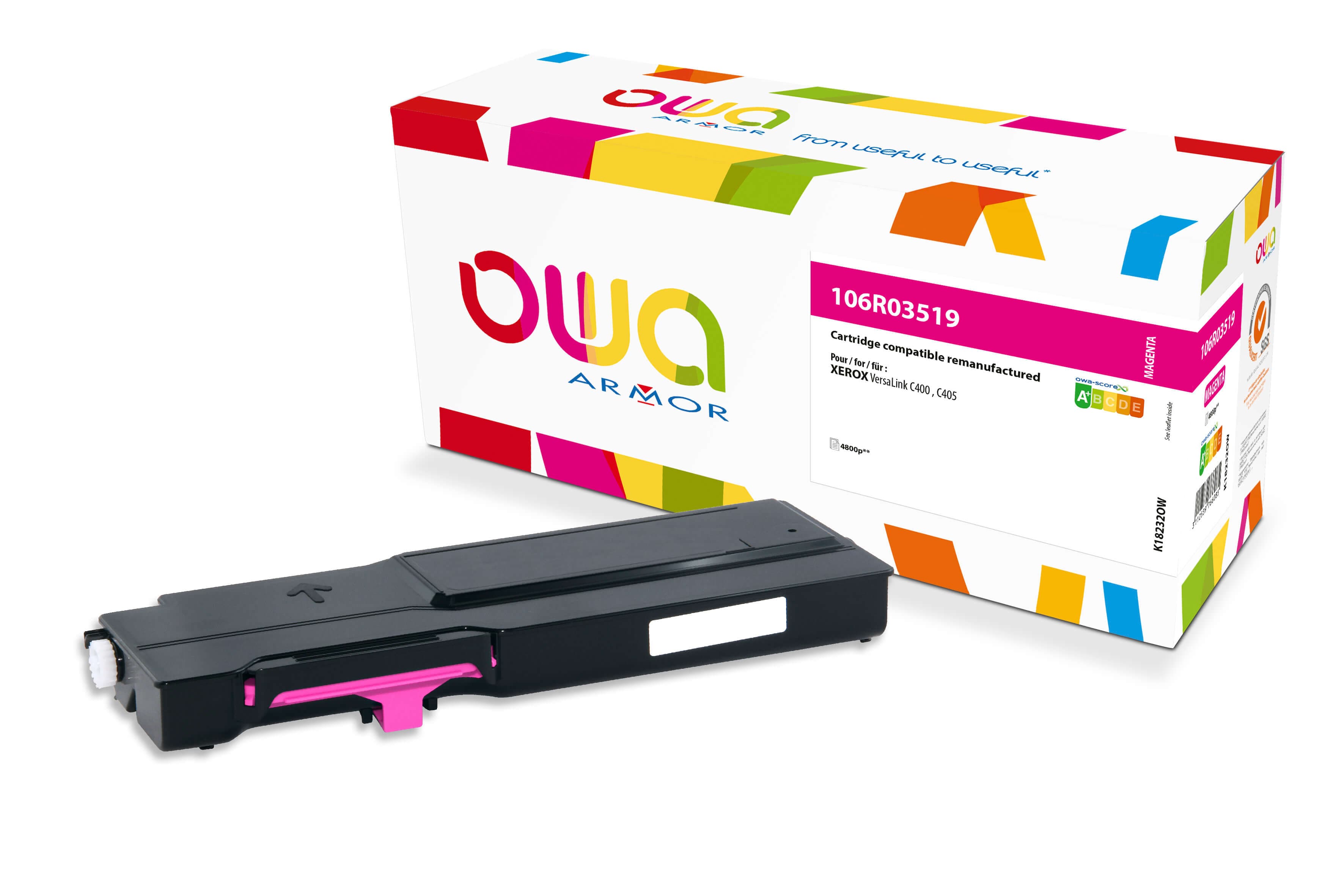 OWA Armor toner kompatibilní s Xerox 106R03523, 4800st, červená magenta