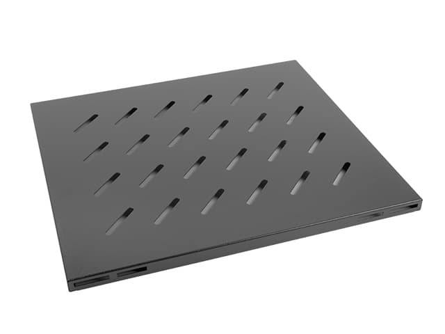 LANBERG 19" PEVNÁ POLICE 1U 465X515MM MAX. NOSNOST DO 120 KG ČERNÁ