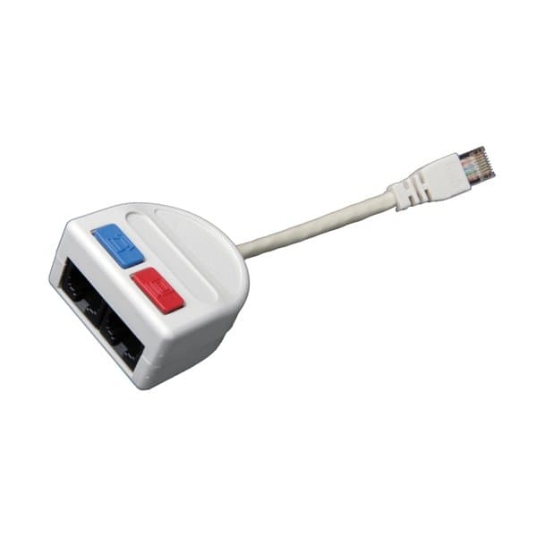 Rozdvojka počítač počítač 2 x RJ45 UTP