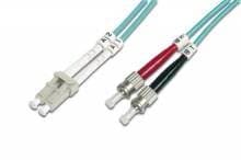 Optický patch kabel duplex LC-ST 50 125 MM 10m OM3