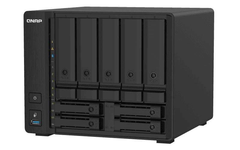 QNAP TS-932PX-4G (1,7GHz 4GB RAM 5x 3,5" + 4x 2,5" SATA 2x 2,5GbE 2x 10G SFP+ 3x USB 3.2)