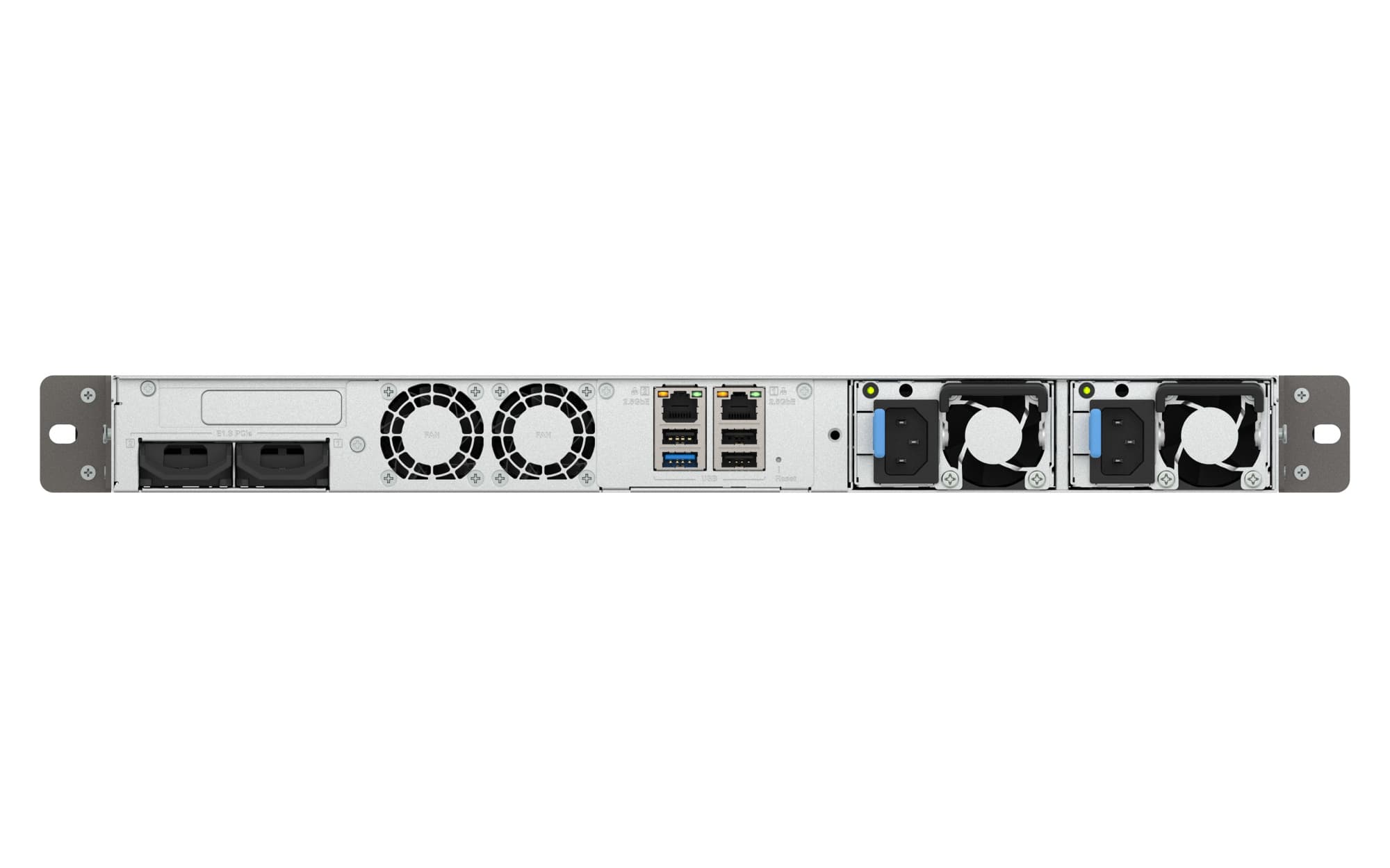 QNAP TS-h665U-RP-8G (Intel 4core, ZFS, 8GB DDR5 RAM, 4x SATA + 2x E1.S, 1x PCIe, 2x 2,5GbE)