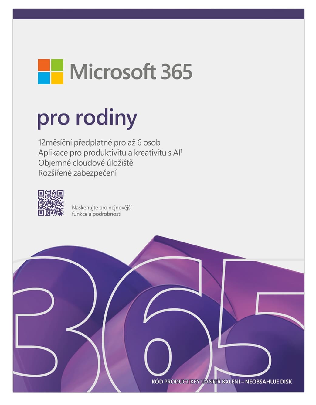 Microsoft 365 Family FY25H2 Mac Win, 1 Rok, CZ
