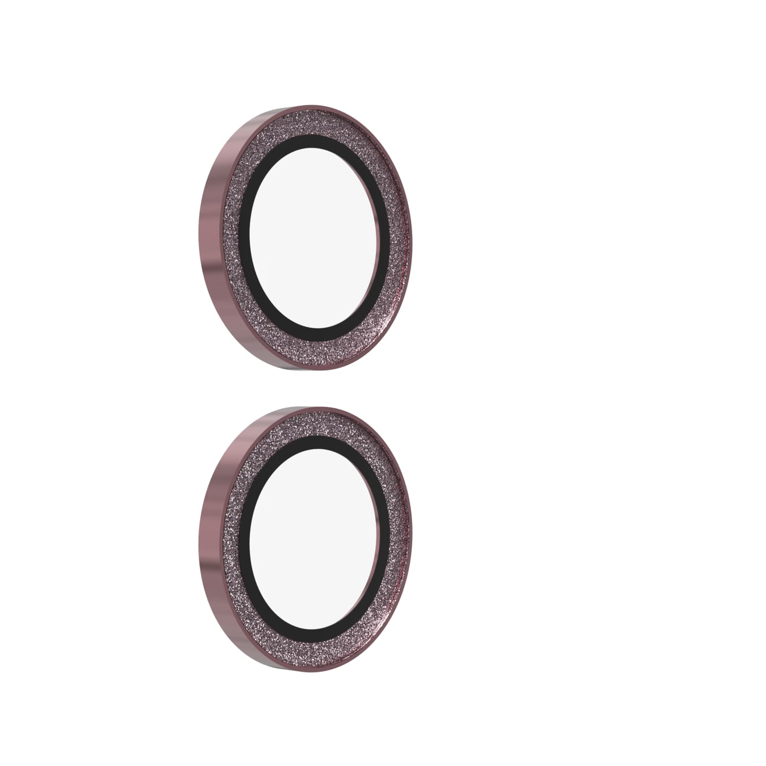 ZAGG Ochranná čočka Premium pro Apple iPhone 17 16 16+ - růžová třpytka