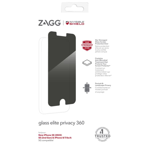 ZAGG Invisible Shield Elite Privacy 360 sklo iPhone SE 6 7 8