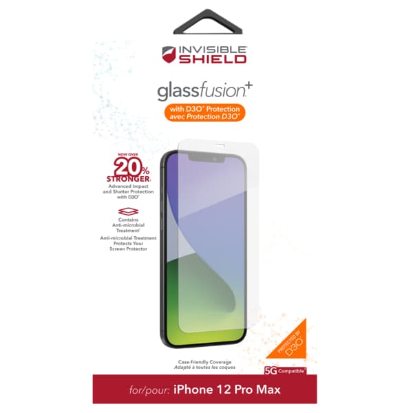 ZAGG Invisible Shield Fusion + D3O hybridní sklo iPhone 12 Pro Max
