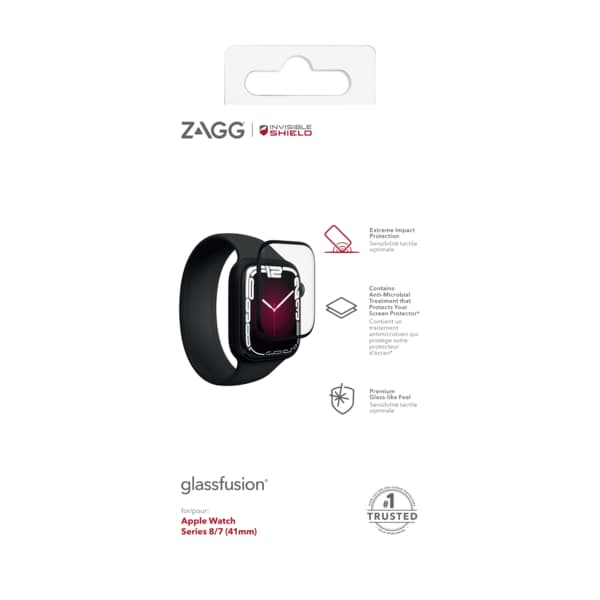 ZAGG Invisible Shield Fusion + hybridní sklo Apple Watch 7 8 (41mm)