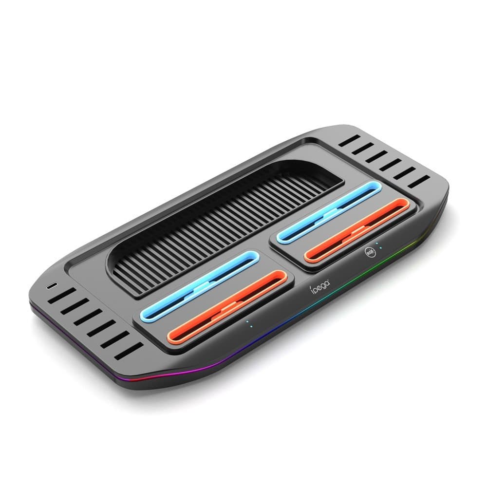 iPega SW2210 Multifunkční Nabíjecí RGB Stojan pro Nintendo Switch 2 Black