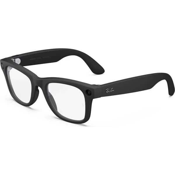 Meta Ray-Ban Gen2 Wayfarer, Matte Black, Clear Grey Transitions (Large)