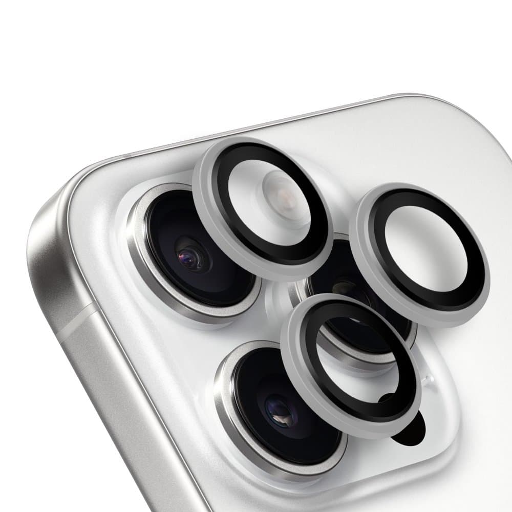 OBAL:ME Ochrana Čoček pro Apple iPhone 15 Pro 15 Pro Max White Titanium