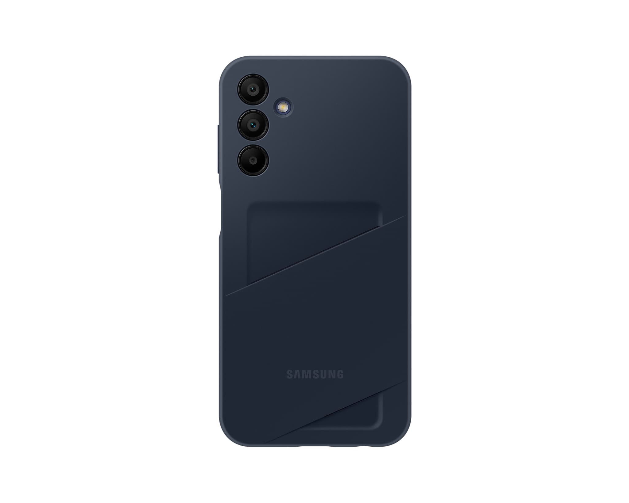 Samsung Zadní kryt s kapsou na kartu A15 Blue Black
