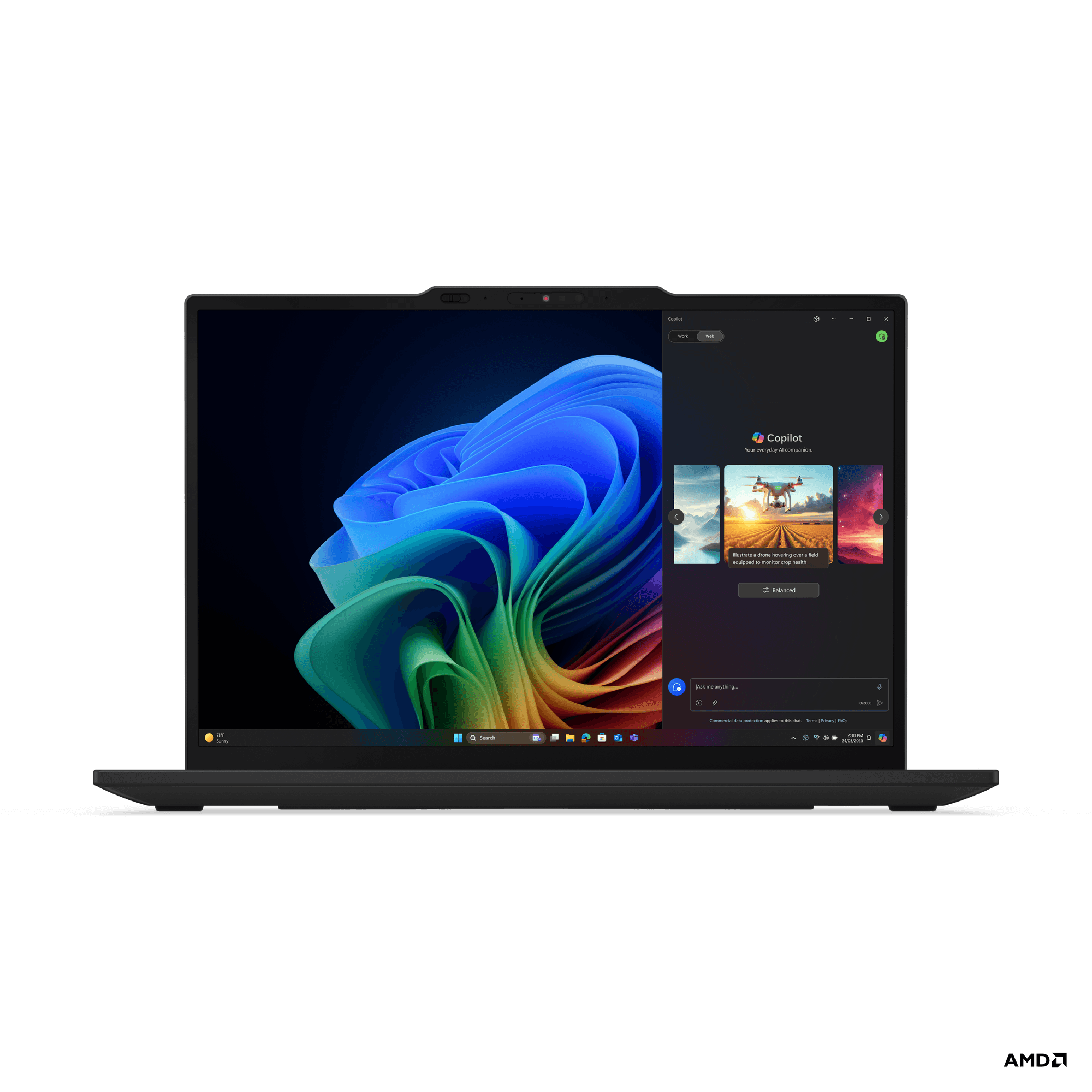 Lenovo ThinkPad X X13 Gen 6 Ryzen AI 7 PRO 350 13,3" WUXGA 32GB 1TB AMD int W11P Black 3R On-Site