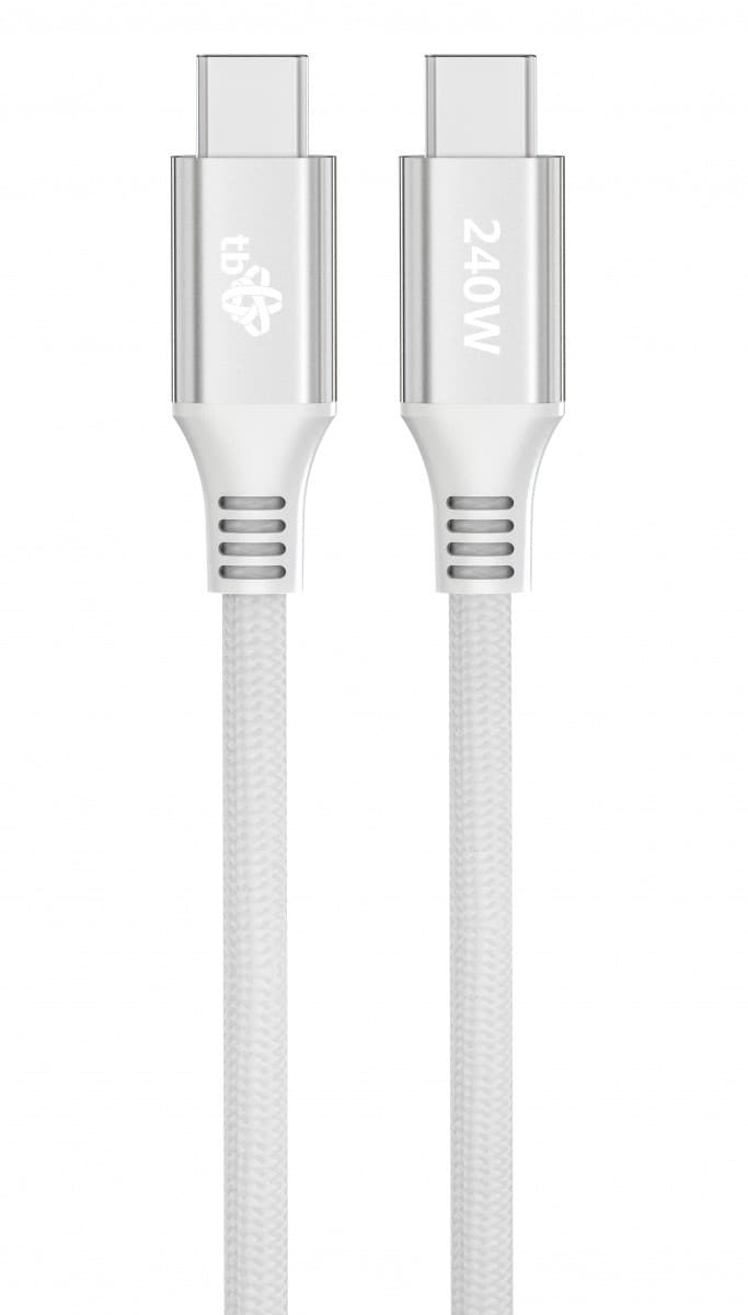 TB Touch USB C - USB C 240W, 1m bilý