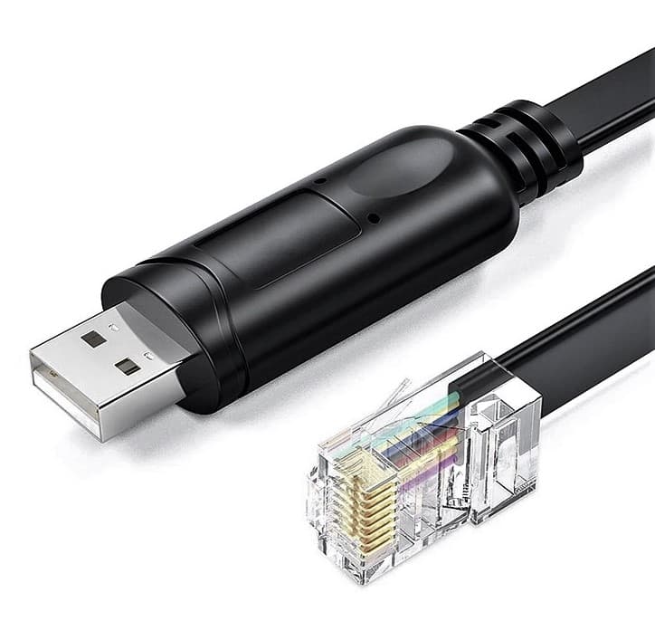 W-Star Redukce USB RJ45, 1,5m, console cable RS232, CCRJ45RS232